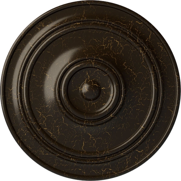 Ekena Millwork Small Classic Ceiling Medallion (Fits Canopies up to 10"), 40 1/4"OD x 3 1/8"P, Stone Hearth Crackle CM40CLSHC - main